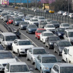 Traffic jam on rush hour Istanbul